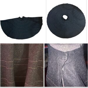 Stunning vintage 1950s felt circle skirt